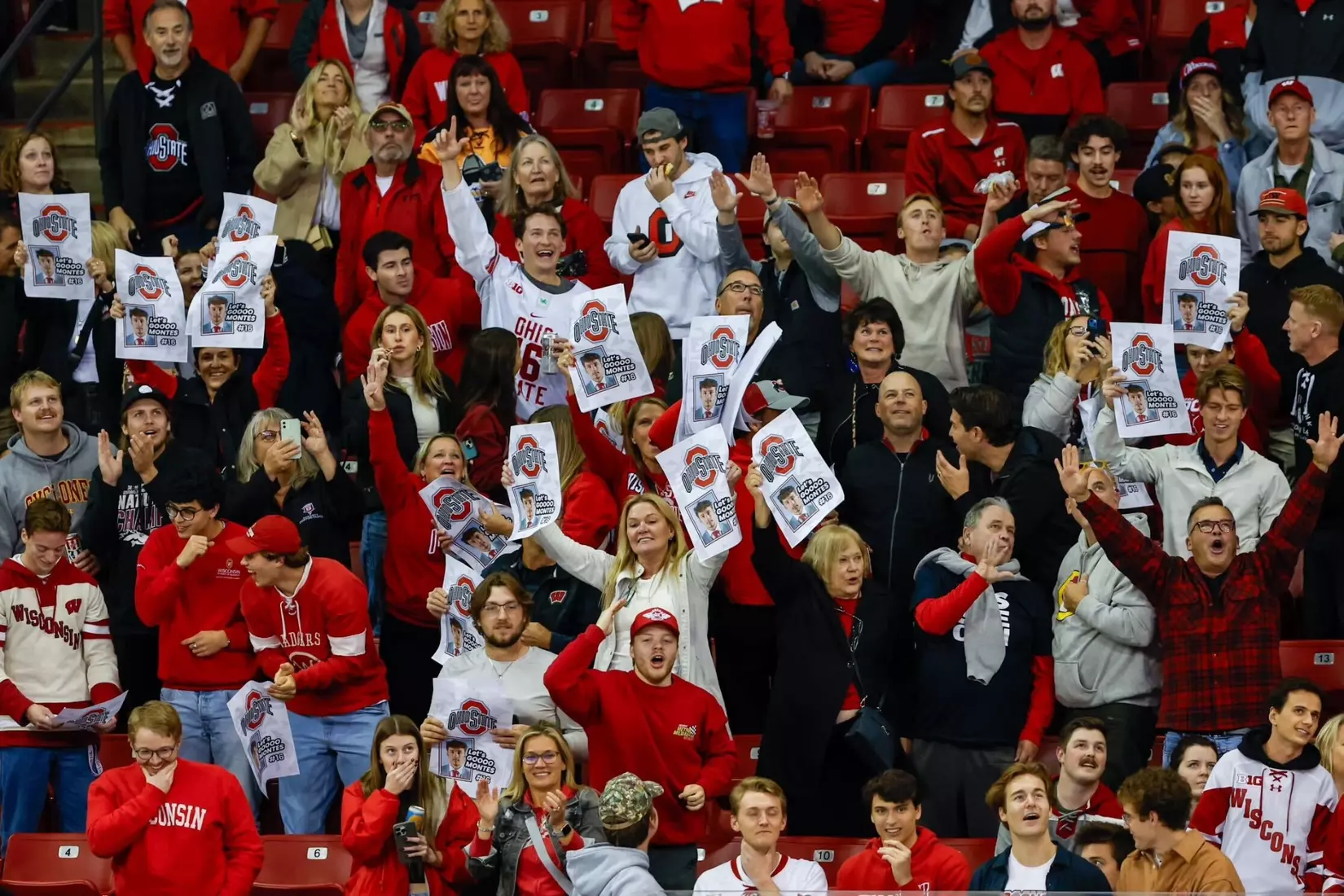 Men's hockey at Wisconsin (10/18/2024)