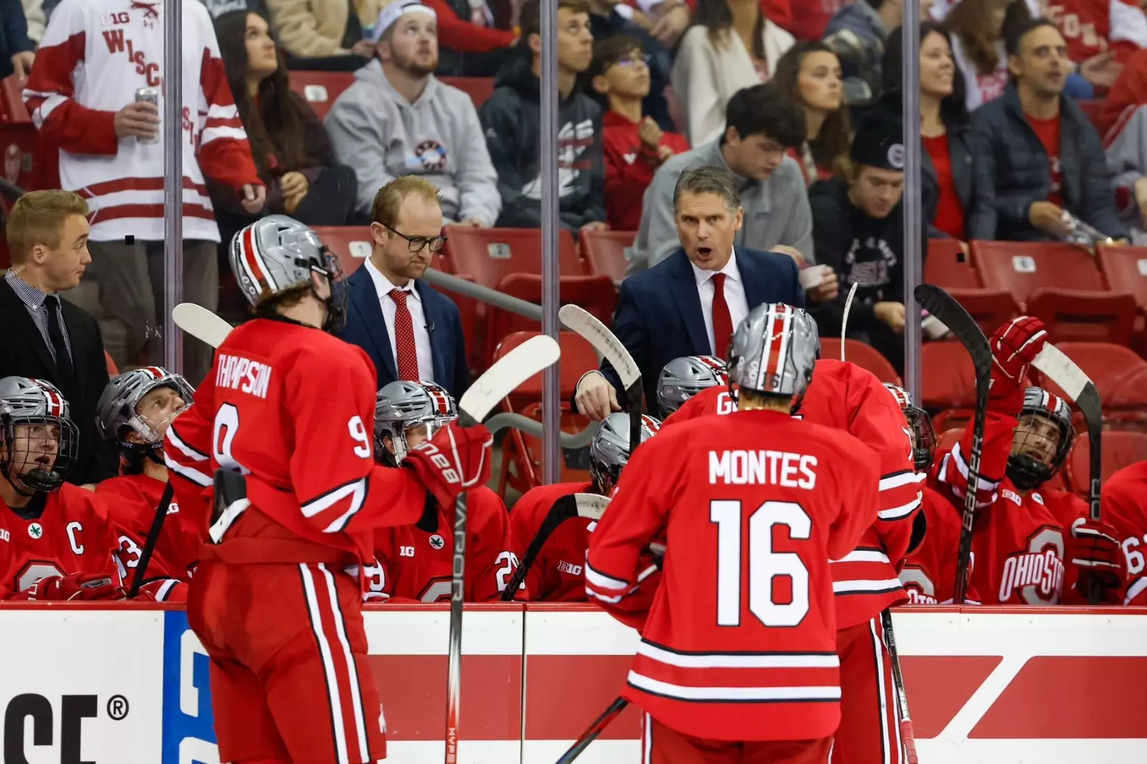 Men's hockey at Wisconsin (10/18/2024)
