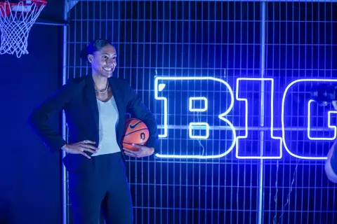 Taylor Thierry, Women's Basketball Big Ten Media Day, 10/2/2024