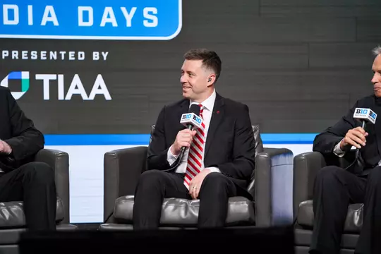 Jake Diebler, Men's Basketball Big Ten Media Day, 10/3/2024