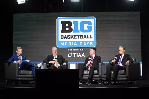 Jake Diebler, Men's Basketball Big Ten Media Day, 10/3/2024