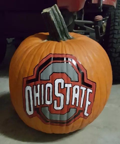 Buckeye Pumpkin Painting