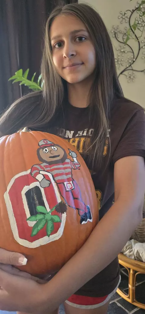 Buckeye Pumpkin Painting