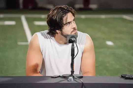 Player Press Conference speaks