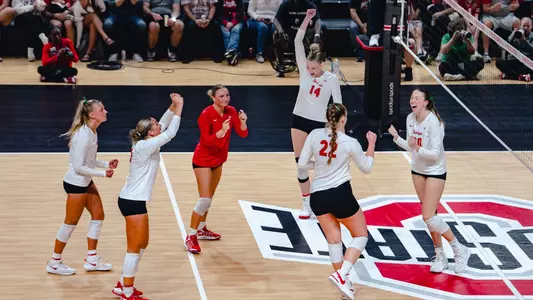Women's Volleyball Celebration