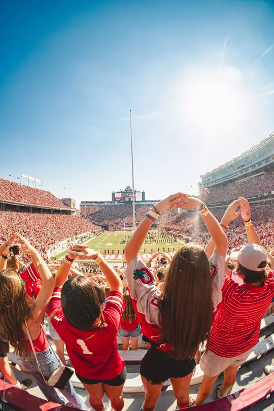 OSU vs Iowa Fans