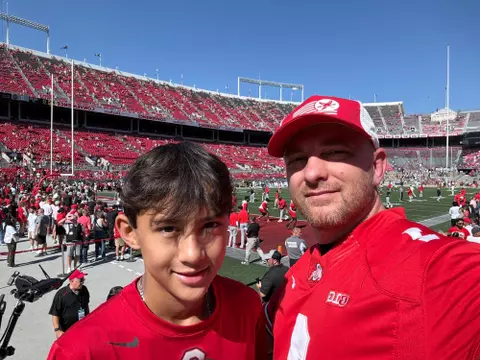 OSU vs Iowa fans
