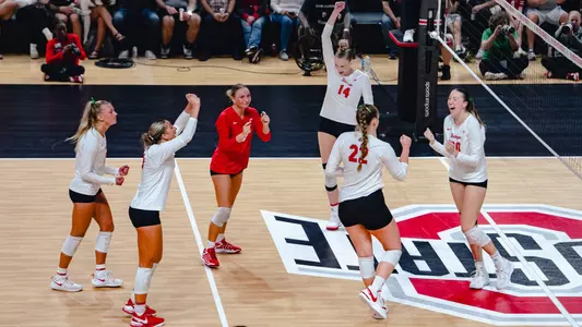 Women's Volleyball Celebration