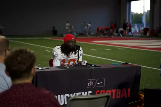 Denzel Burke- Media Availability before Oregon