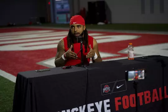 Gee Scott- Media Availability before Oregon