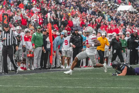 Northwestern game OSU player 2