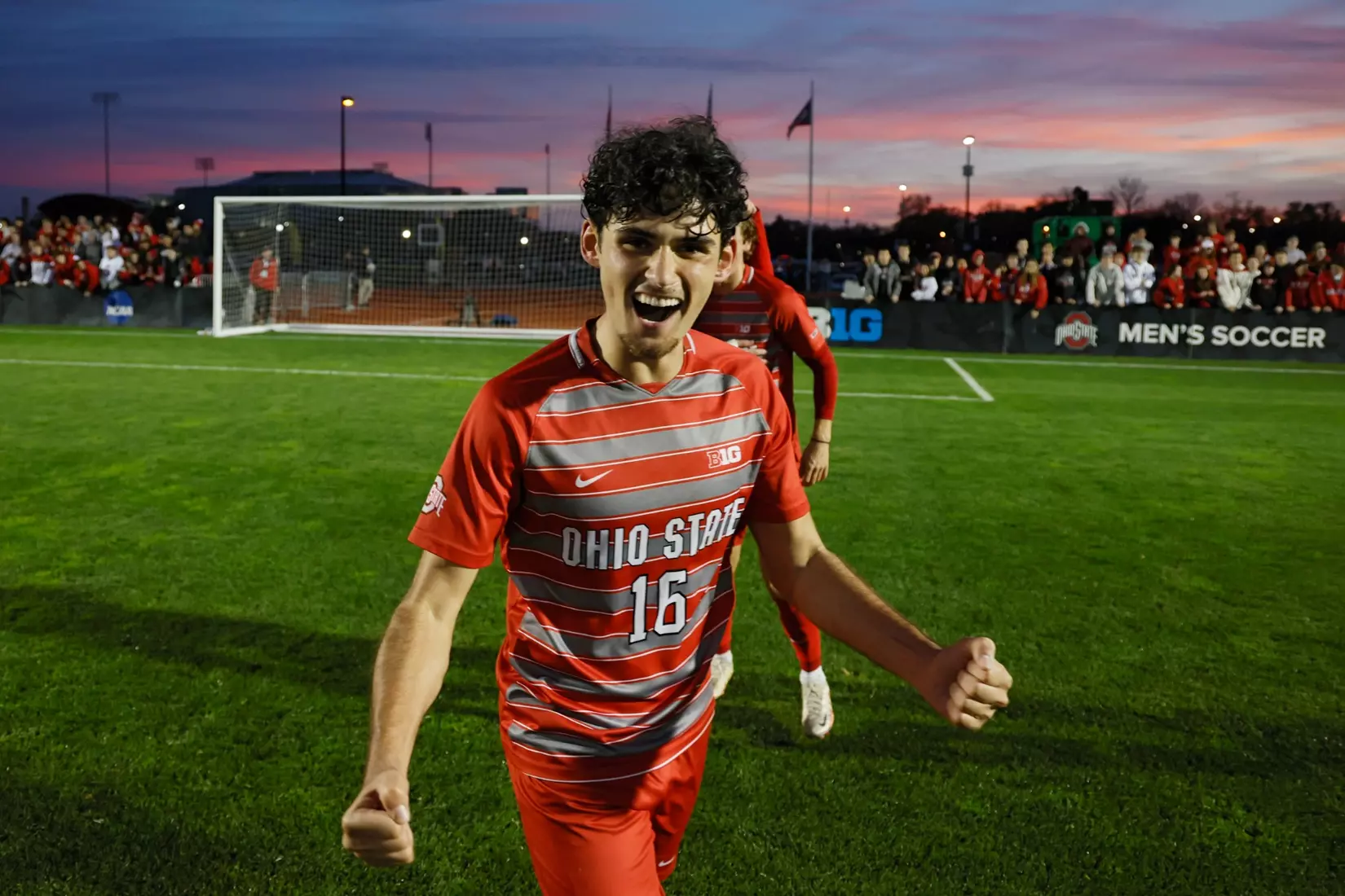 Ohio State men's soccer vs. Michigan in the Big 10 Championship Sunday, Nov. 17, 2024, in Columbus, Ohio. (Photo/Jay LaPrete)
