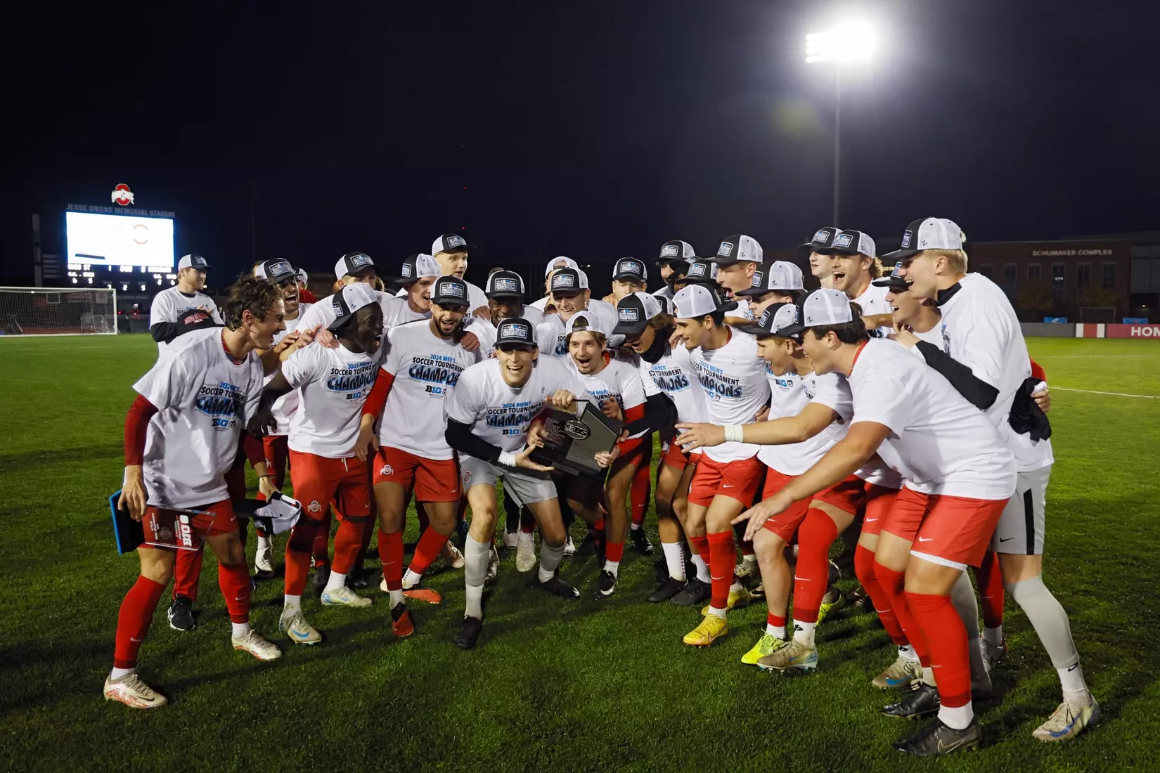 Ohio State men's soccer vs. Michigan in the Big 10 Championship Sunday, Nov. 17, 2024, in Columbus, Ohio. (Photo/Jay LaPrete)