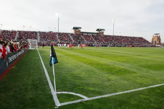 Ohio State men's soccer vs. Michigan in the Big 10 Championship Sunday, Nov. 17, 2024, in Columbus, Ohio. (Photo/Jay LaPrete)