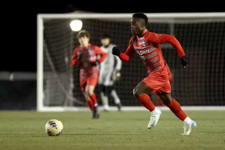 Ohio State plays Wake Forrest in the NCAA Men’s Soccer Quarterfinal game on, December 7, 2024 in Columbus, Ohio. Ohio State defeated Wake Forrest 3-0 to advance to the semifinals (Photo by Kirk Irwin/Ohio State Athletics)