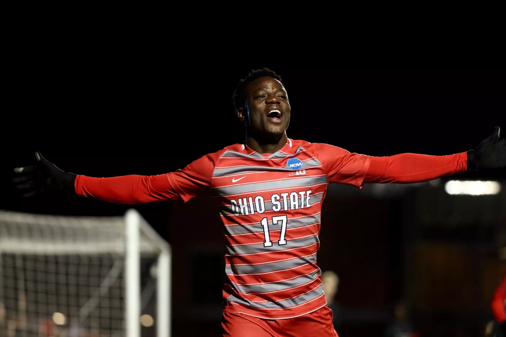 Ohio State plays Wake Forrest in the NCAA Men’s Soccer Quarterfinal game on, December 7, 2024 in Columbus, Ohio. Ohio State defeated Wake Forrest 3-0 to advance to the semifinals (Photo by Kirk Irwin/Ohio State Athletics)