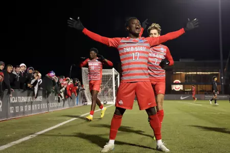 Ohio State plays Wake Forrest in the NCAA Men’s Soccer Quarterfinal game on, December 7, 2024 in Columbus, Ohio. Ohio State defeated Wake Forrest 3-0 to advance to the semifinals (Photo by Kirk Irwin/Ohio State Athletics)