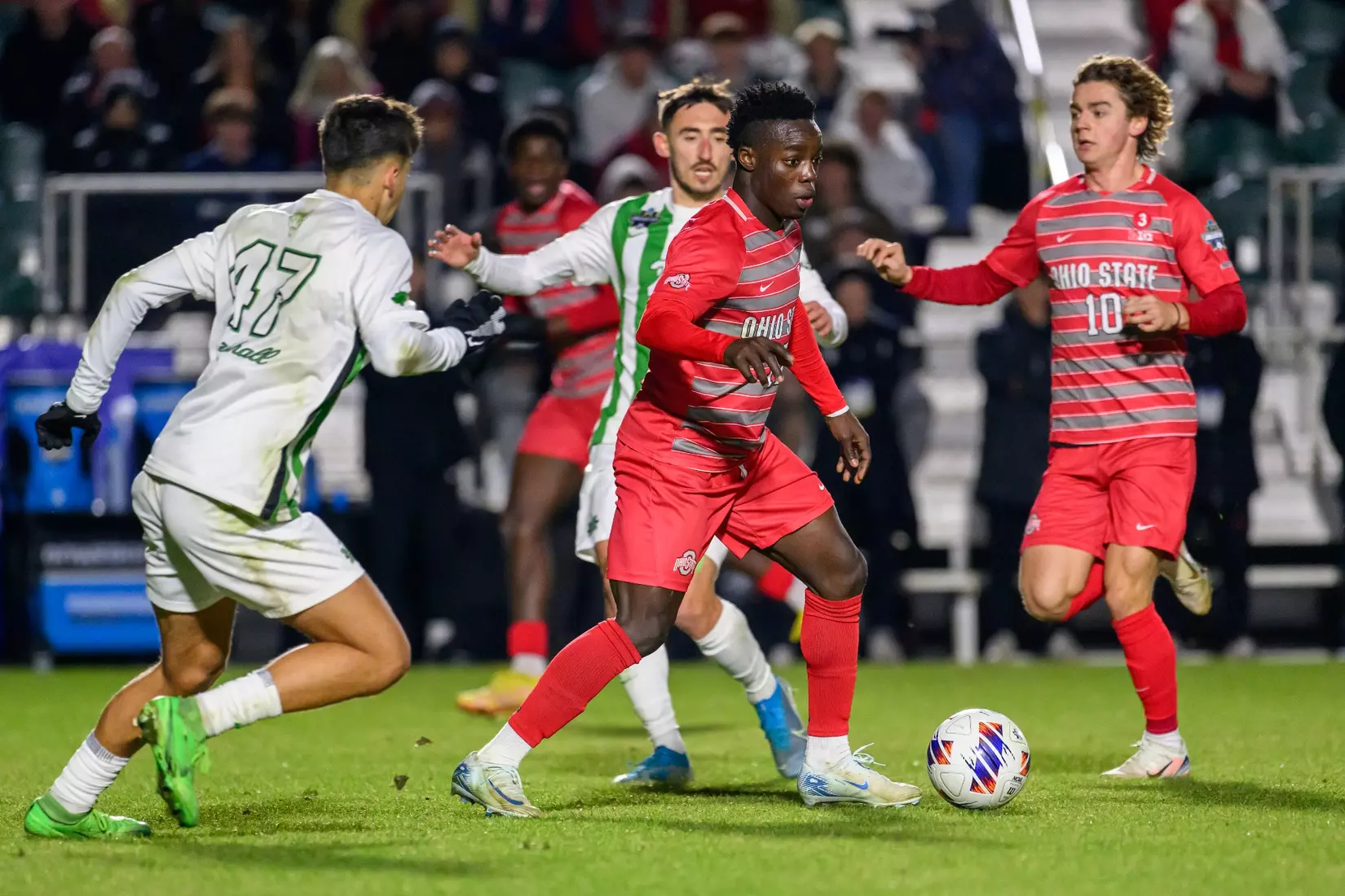 Ohio State men's soccer vs. Marshall Friday, Dec. 13, 2024, in Cary, South Carolina. (Photo/Jay LaPrete)
