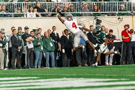 Jeremiah Smith, Ohio State Football vs Michigan State