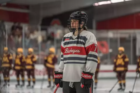 Emma Peschel, Ohio State Women's Hockey vs Minnesota