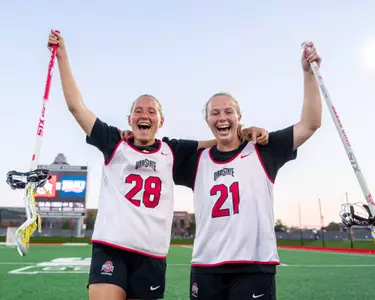 Lexie Kupka and Erin O'Neil, Ohio State Women's Lacrosse