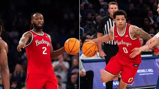 Bruce Thornton and John Mobley Jr. Big Ten Players of the Week