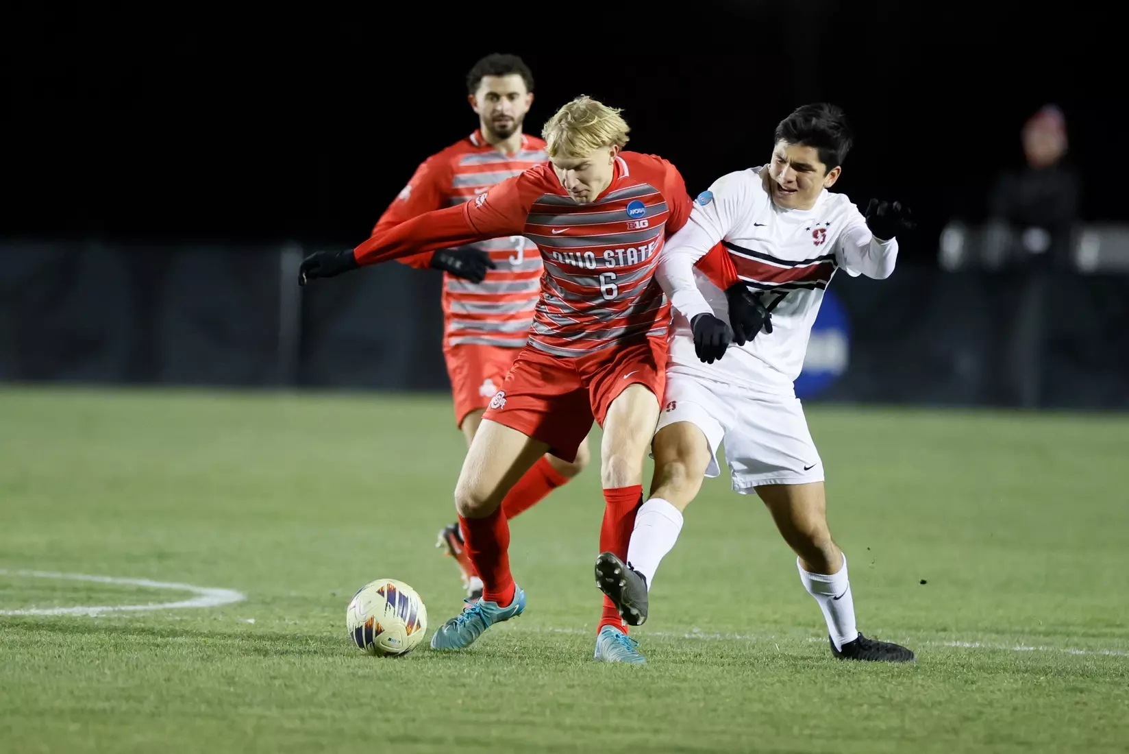 Ohio State men's soccer vs. Stanford Sunday, Dec. 1, 2024, in Columbus, Ohio. (Photo/Jay LaPrete)