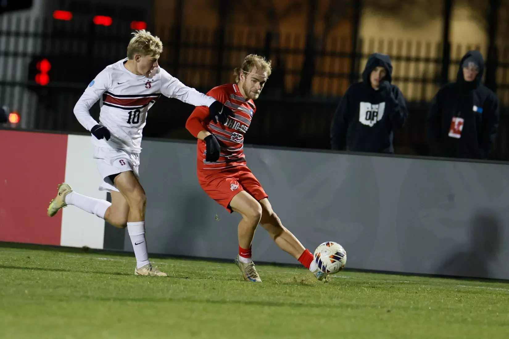 Ohio State men's soccer vs. Stanford Sunday, Dec. 1, 2024, in Columbus, Ohio. (Photo/Jay LaPrete)