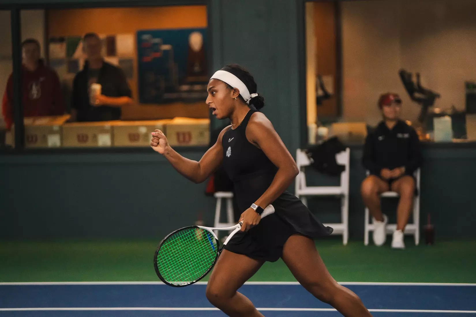 Ohio State vs Stanford at ITA National Indoors, Feb. 10, 2024