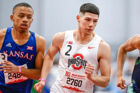 Ohio State Men’s track 800m at the David Hemery Valentine Invitational at Boston University on February 02, 2024. Photo by Gaelen Morse