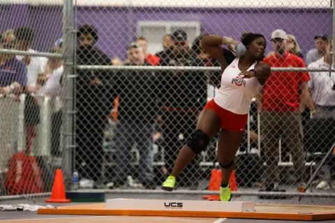 CLEMSON, SC - FEBRUARY 9: The Tiger Paw Invitational takes place at Clemson Indoor Track on February 9, 2024 in Clemson, South Carolina.