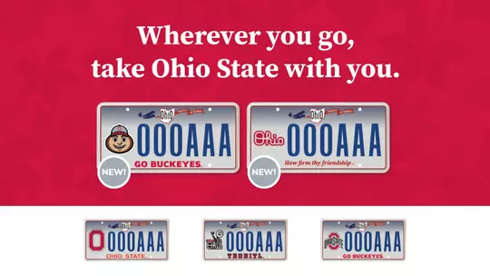 Ohio License Plate Wherever You Go