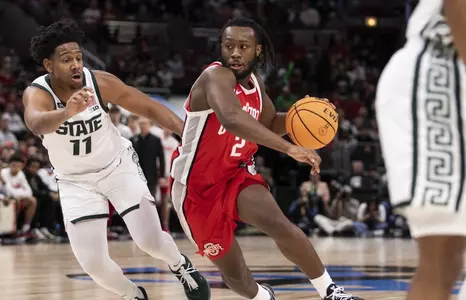 Bruce Thornton in the 2023 Big Ten Tournament vs. Michigan State