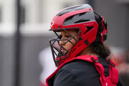 MIAMI, FLORIDA - FEBRUARY 9: Ohio State Softball against Stony Brook at Felsberg Field on February 9, 2024 in Miami, Florida. (Photo by Eric Espada/Ohio State Athletics)