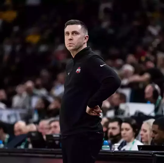 Ohio State Men's Basketball Head Coach Jake Diebler Mar. 17, 2024