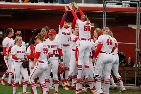 Ohio State softball vs. Dayton Wednesday, March 27, 2024, in Columbus, Ohio. (Photo/Jay LaPrete)