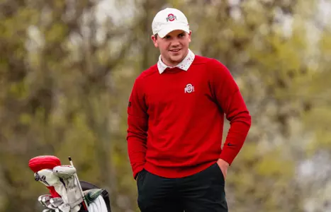 Jackson Chandler, Ohio State Men's Golf, in the opening round of the Robert Kepler Intercollegiate
