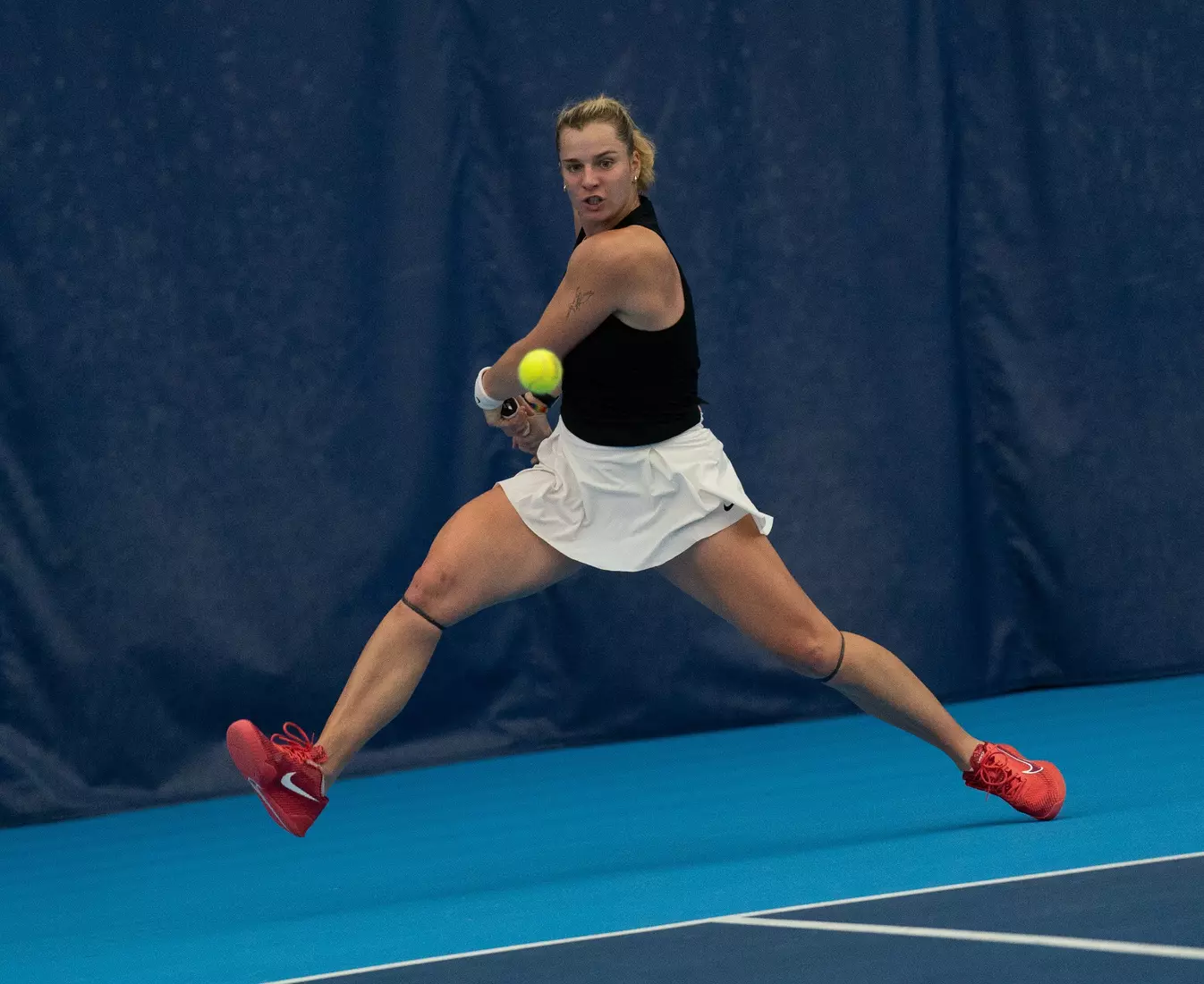 Ohio State women's tennis defeats Northwestern in the Big Ten Tournament semifinals April 27, 2024 in Ann Arbor, Mich.