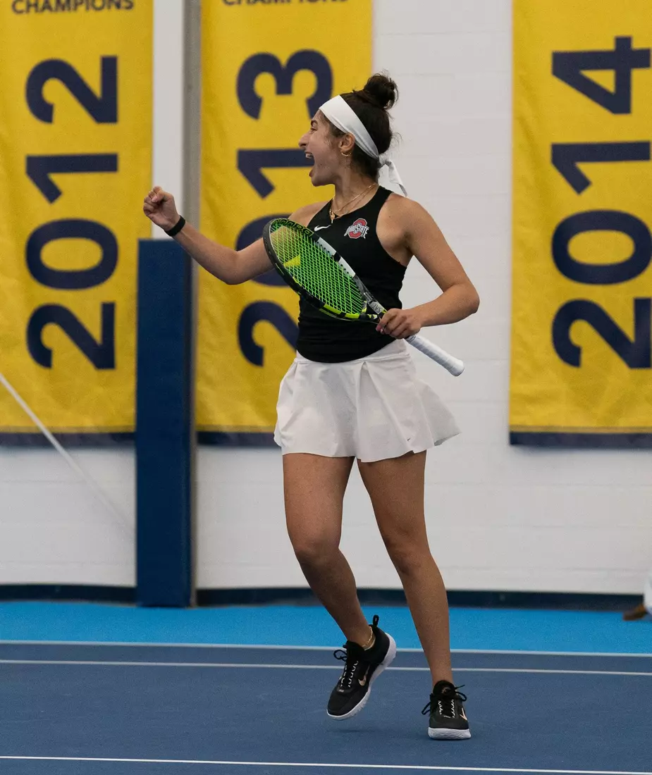 Ohio State women's tennis defeats Northwestern in the Big Ten Tournament semifinals April 27, 2024 in Ann Arbor, Mich.