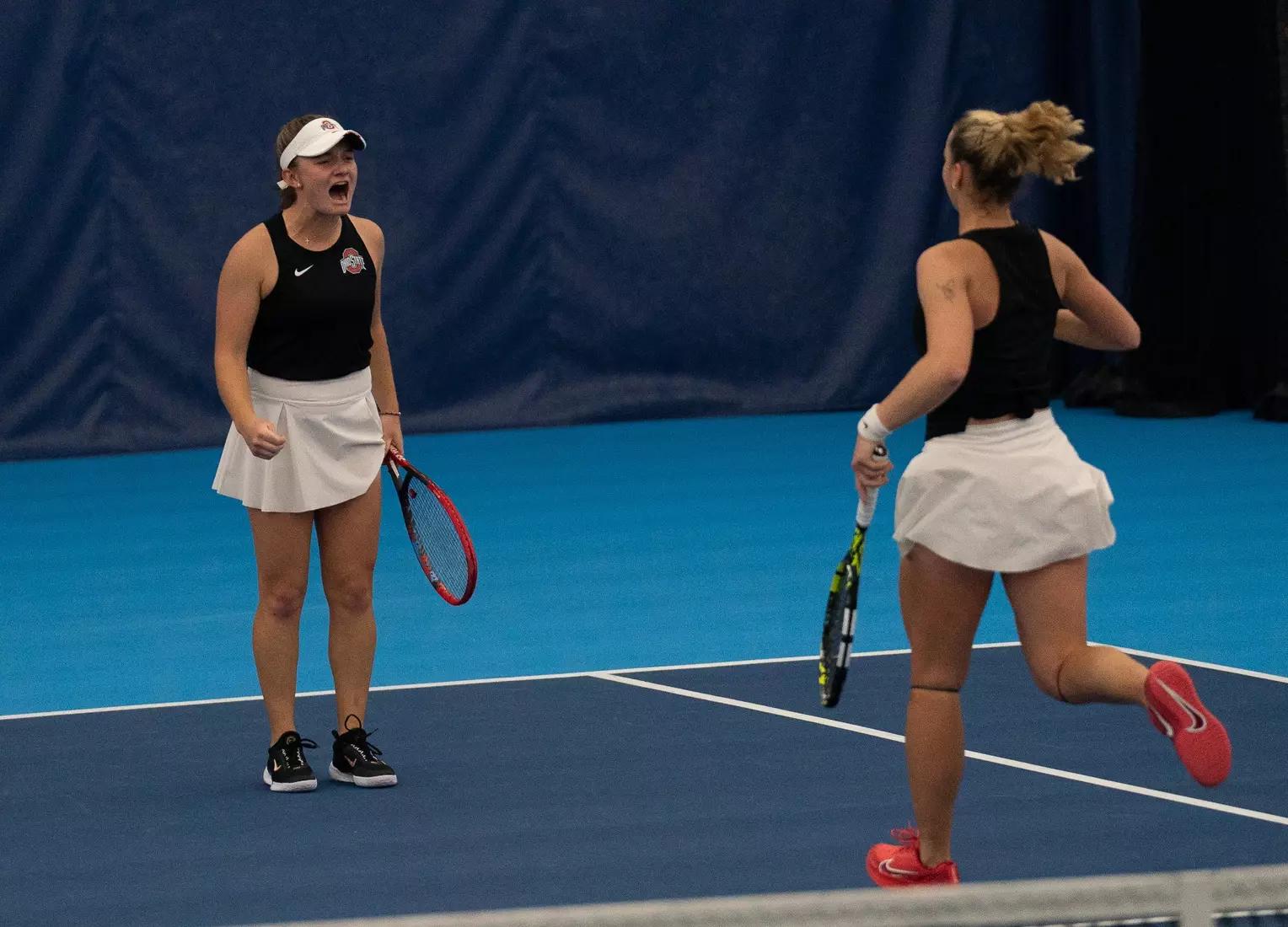 Ohio State women's tennis defeats Northwestern in the Big Ten Tournament semifinals April 27, 2024 in Ann Arbor, Mich.