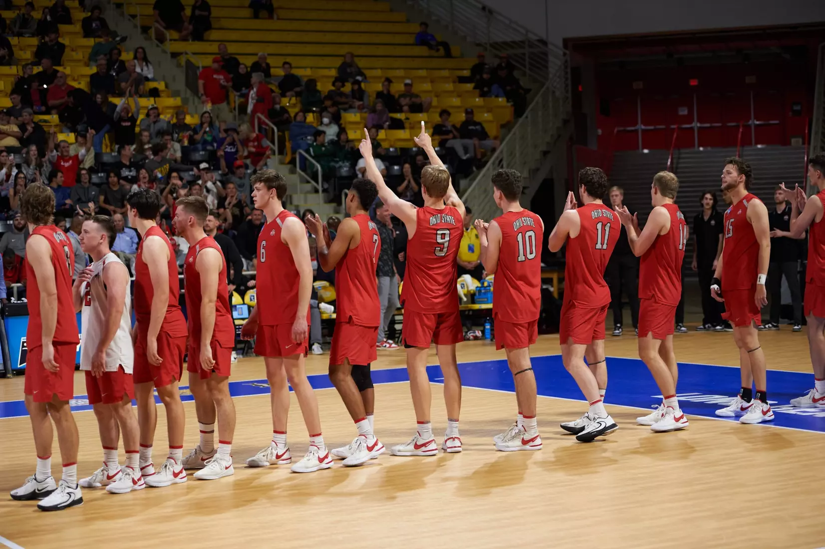 The Ohio State University Athletics - 2024 OSU Men's Volleyball versus Grand Canyon University Lopes at the 2024 NCAA Men's Volleyball Championship quarterfinals , Walter Pyramid, Long Beach State University, Long Beach, CA.
April 30th, 2024
Copyright Don Liebig/ASUCLA
240430_MVOL0033.NEF