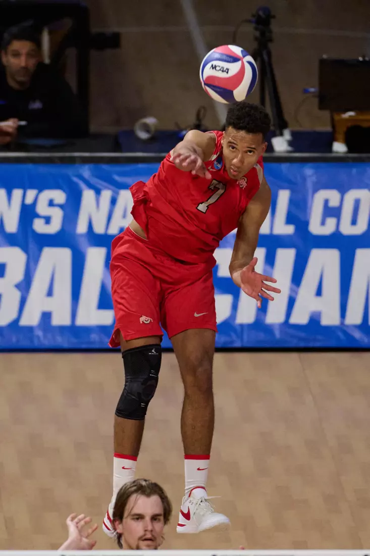 The Ohio State University Athletics - 2024 OSU Men's Volleyball versus Grand Canyon University Lopes at the 2024 NCAA Men's Volleyball Championship quarterfinals , Walter Pyramid, Long Beach State University, Long Beach, CA.
April 30th, 2024
Copyright Don Liebig/ASUCLA
240430_MVOL0432.NEF
