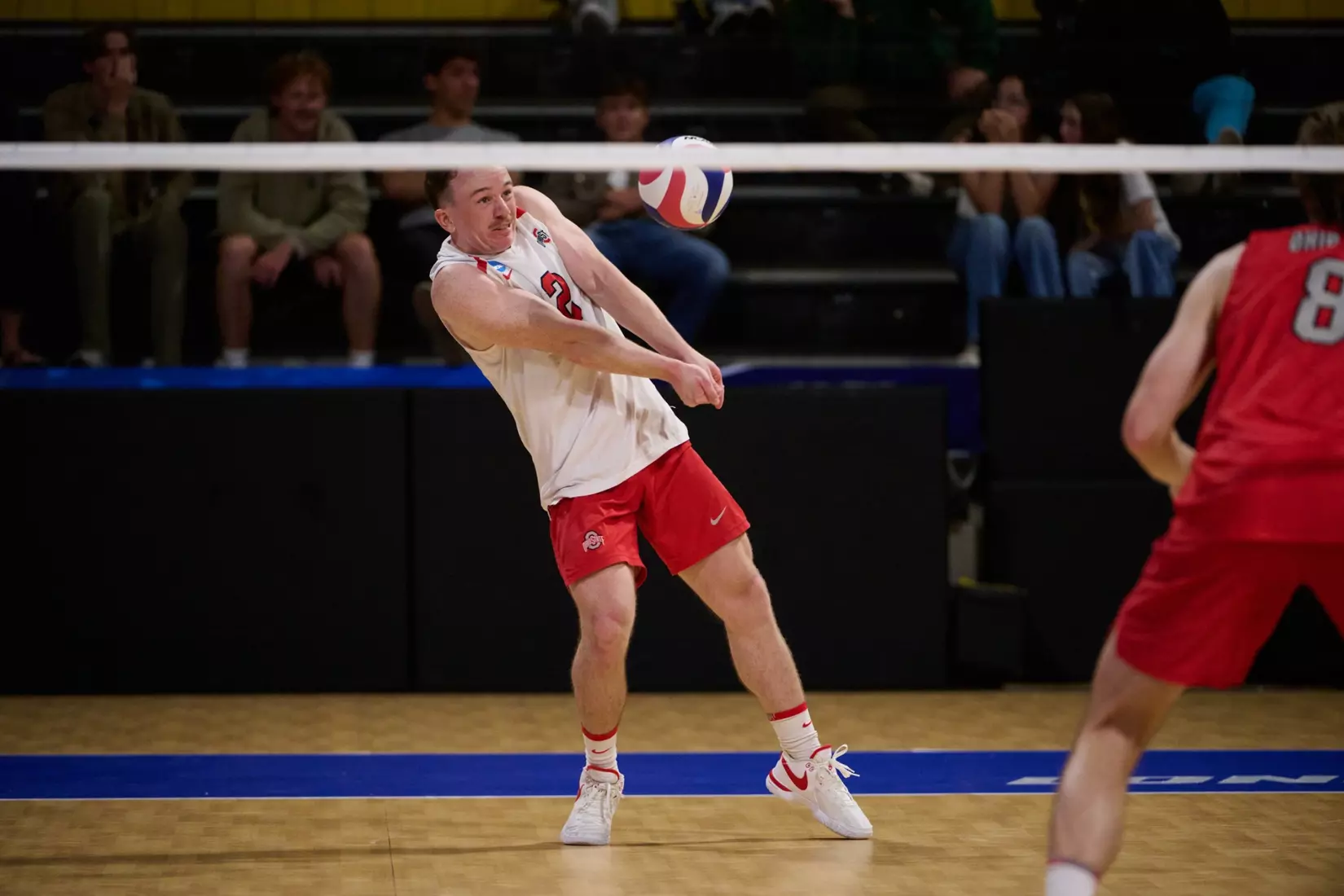 The Ohio State University Athletics - 2024 OSU Men's Volleyball versus Grand Canyon University Lopes at the 2024 NCAA Men's Volleyball Championship quarterfinals , Walter Pyramid, Long Beach State University, Long Beach, CA.
April 30th, 2024
Copyright Don Liebig/ASUCLA
240430_MVOL0643.NEF