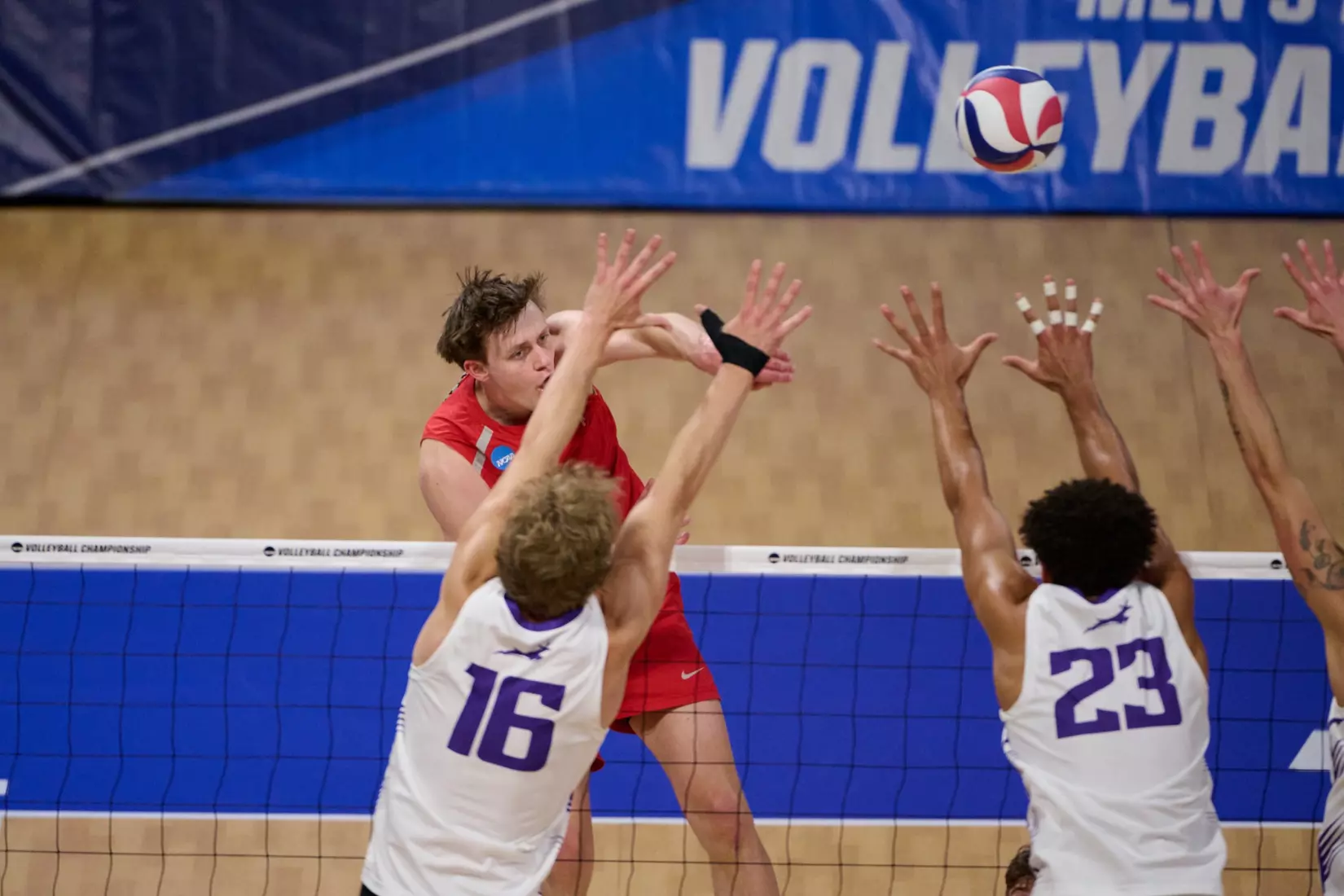 The Ohio State University Athletics - 2024 OSU Men's Volleyball versus Grand Canyon University Lopes at the 2024 NCAA Men's Volleyball Championship quarterfinals , Walter Pyramid, Long Beach State University, Long Beach, CA.
April 30th, 2024
Copyright Don Liebig/ASUCLA
240430_MVOL0390.NEF