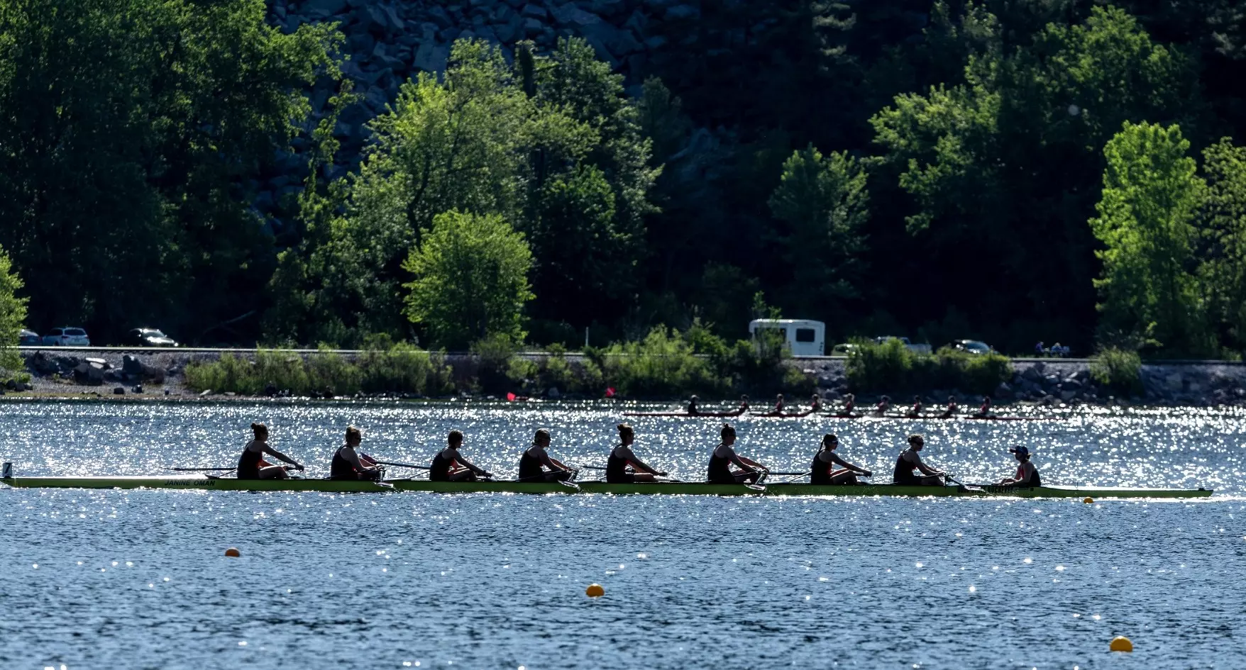The 2024 Big Ten Rowing Championships on Devil’s Lake at Devil’s Lake State Park in Baraboo, Wisconsin, Sunday May 19, 2024.