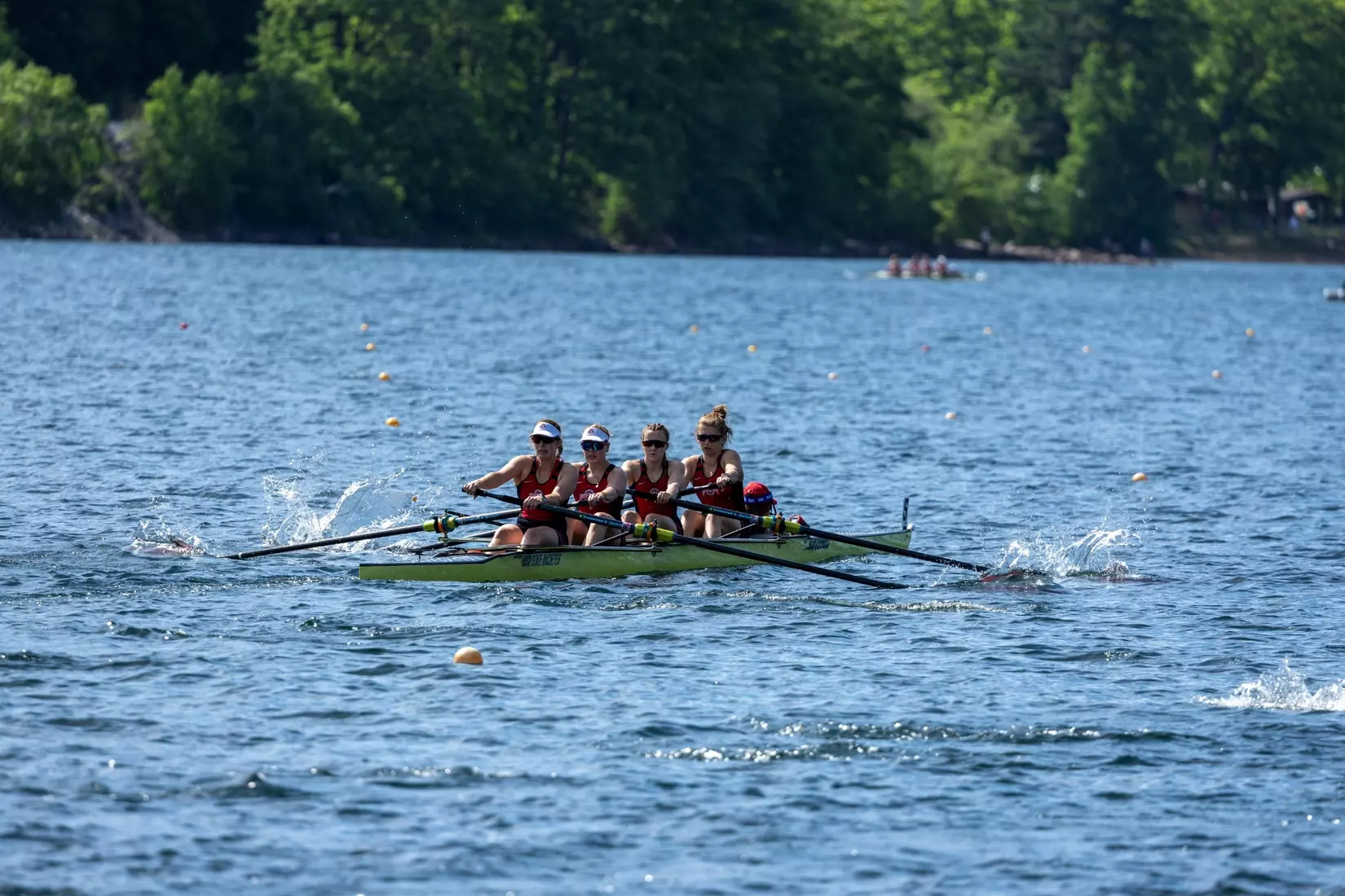 The 2024 Big Ten Rowing Championships on Devil’s Lake at Devil’s Lake State Park in Baraboo, Wisconsin, Sunday May 19, 2024.