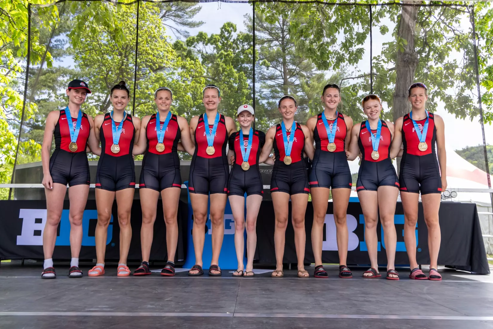 The 2024 Big Ten Rowing Championships on Devil’s Lake at Devil’s Lake State Park in Baraboo, Wisconsin, Sunday May 19, 2024.