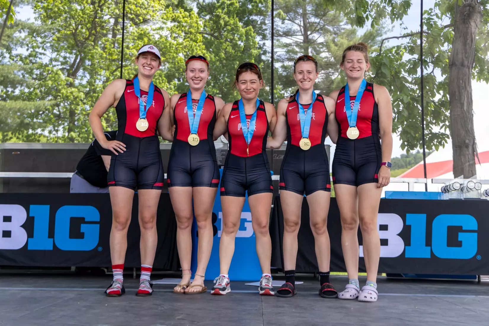 The 2024 Big Ten Rowing Championships on Devil’s Lake at Devil’s Lake State Park in Baraboo, Wisconsin, Sunday May 19, 2024.