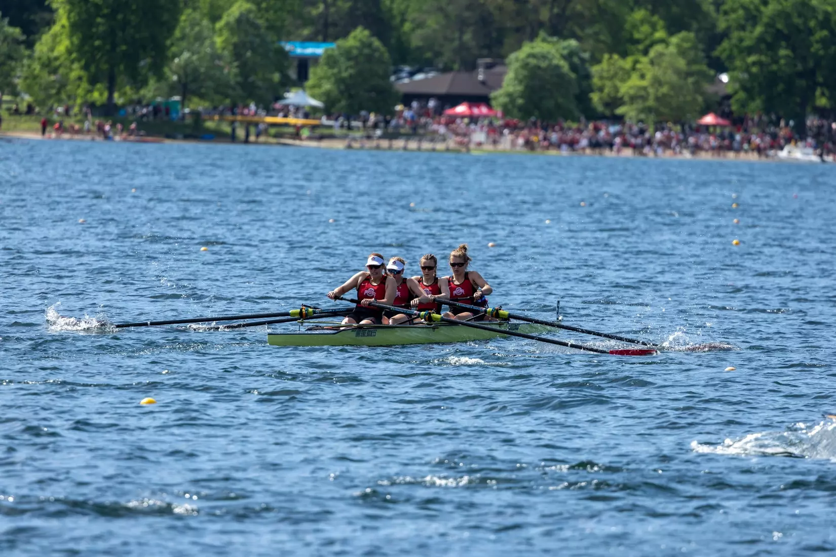 The 2024 Big Ten Rowing Championships on Devil’s Lake at Devil’s Lake State Park in Baraboo, Wisconsin, Sunday May 19, 2024.