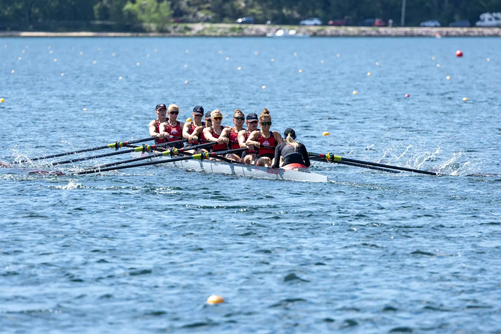 The 2024 Big Ten Rowing Championships on Devil’s Lake at Devil’s Lake State Park in Baraboo, Wisconsin, Sunday May 19, 2024.